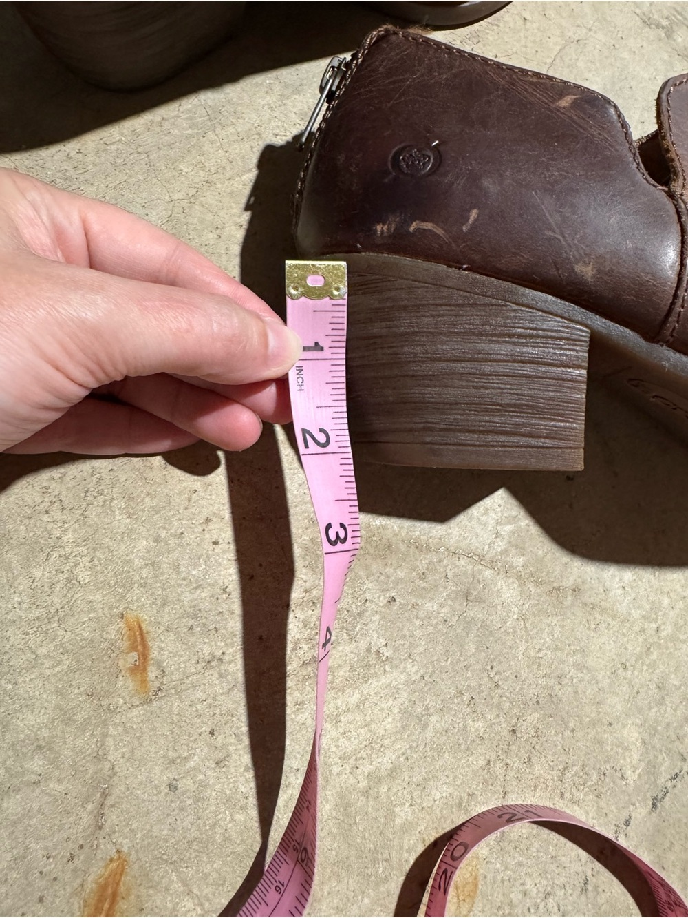 Born Astonia Ankle BootsBrown Leather Women Size 9 Classic Fall Equestrian - Picture 8 of 8
